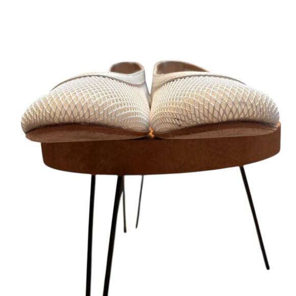 M. Gemi The Contessa Women’s Mesh Ballet Flat Shoe Size 40 IT (US 9-9.5) White - Picture 9 of 10